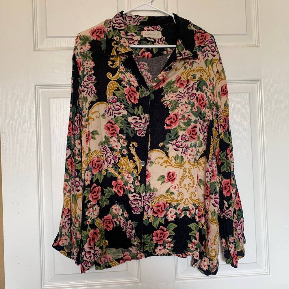 Peter Alexander long sleeve floral top